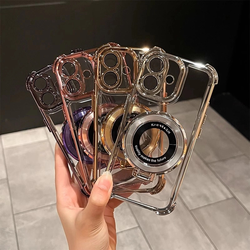 Ốp Lưng Cho Oppo A5 Pro 5G / Oppo A3 / A3X / A5i / A20 / A60 5G tpu Chống Sốc Giá Đỡ Điện Thoại Di Động SJZJ