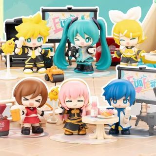 ZW [Chính hãng] Búp bê Pluco Hatsune Miku Phiên bản tập hợp dễ thương Sân thượng Đảng Series Hộp bí ẩn Hợp thời trang Chơi Hình Đồ chơi sưu tập