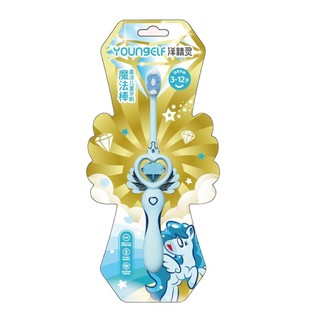 Bàn chải đánh răng đũa phép trẻ em Magic Wand Lông mềm cao cấp Tricolor Cô gái dễ thương Bàn chải đánh răng Cây đũa phép cổ tích đóng gói riêng