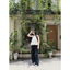 Áo cổ yếm nữ dáng bí trứng phồng kẻ caro/chấm bi bg44