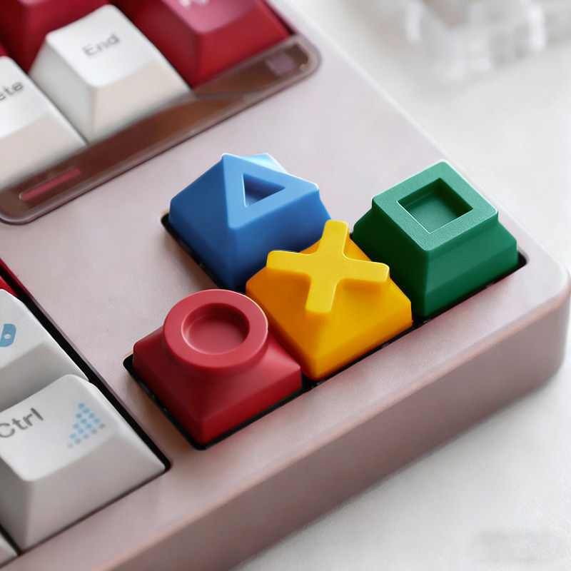 🔥 Trong Kho 🔥 sáng tạo Keycap Cá tính sản phẩm mới bàn phím cơ keycaps có hàng sẵn ba chiều trang trí bàn phím ♔Keycaps PC chơi game Carbon Flash 3C, Bàn phím cơ, Phím định hướng 3D kim loại tùy chỉnh, Hợp kim trục từ tính, Chiều cao có thể điều chỉnh✰