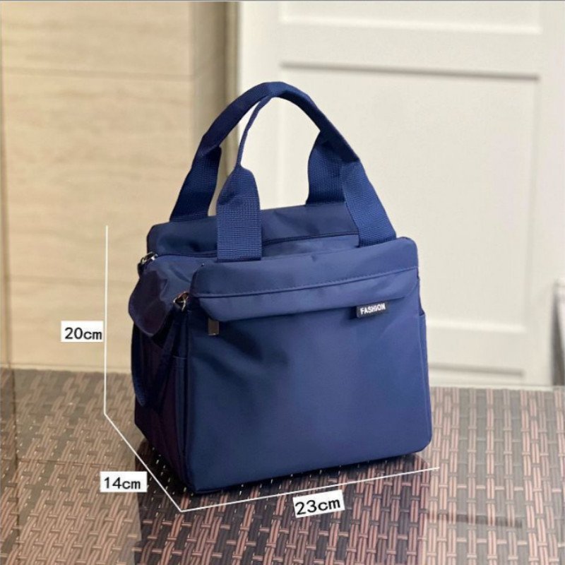 túi giữ nhiệt túi đựng cơm trưa vải Oxford chống thấm nước giữ nhiệt 3-4 giờ rộng đi làm học 3 màu