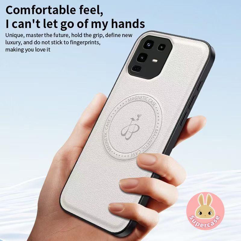 Ốp Điện Thoại Da Từ Tính Cao Cấp Cho Honor 400 200 Pro Lite Smart Magic 8 7 6 5 Lite Pro 5G 4G Vỏ Sạc Không Dây Sang Trọng Đơn Giản Mềm Mại Kinh Doanh