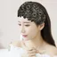 Dây buộc tóc lưới ren SHUPUN, Vòng buộc tóc bên rộng hoa, Ins co giãn họa tiết rỗng chống trượt Phụ kiện tóc