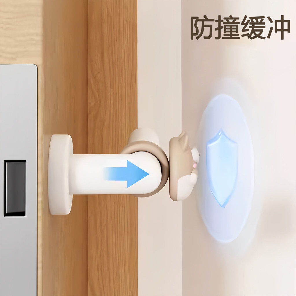 Tay Nắm Cửa Silicon Tấm Chống Va Chạm Để Sử Dụng Gia Đình Tay Cầm Cửa Sổ Bảo Vệ Tường Chặn Cửa