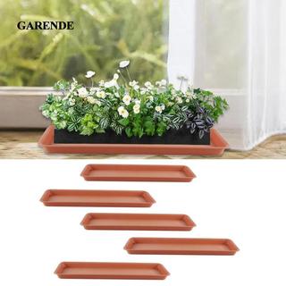 Garende Đĩa Thực Vật PP Lớn Hình Chữ Nhật Chậu Trồng Khay Hoa Chậu Nước Nhỏ Giọt Khay Cho Ban Công Sân Vườn Trang Trí Văn Phòng