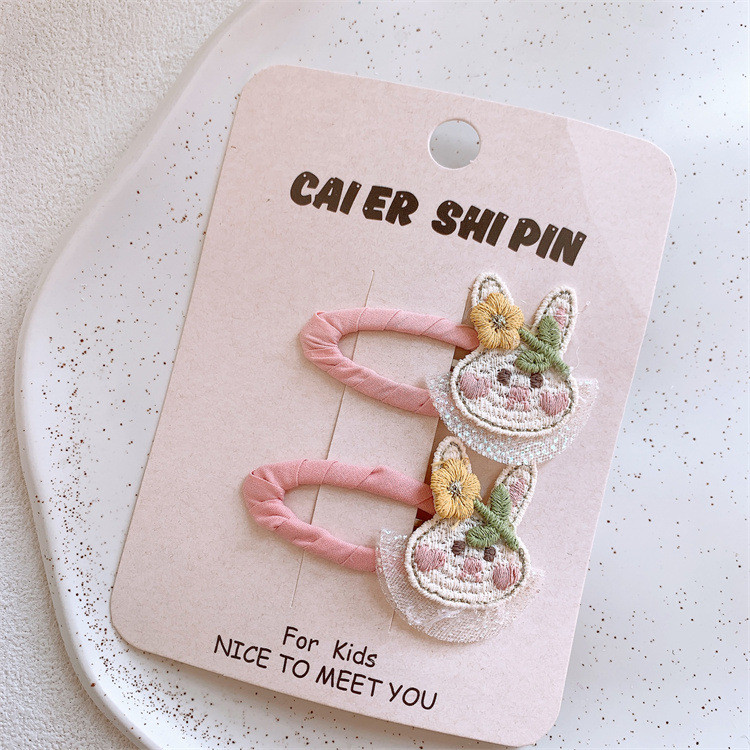Kẹp Tóc Thỏ Dễ Thương Kẹp Tóc Cho Bé Gái Mặc Hàng Ngày
