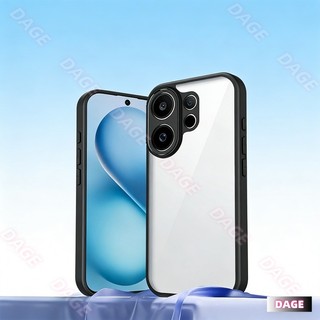 Ốp điện thoại Acrylic Cho Vivo V60 V30E V30 V25E V25 Pro V23 V23E V21 V21E V20 Bảo Vệ Camera Ốp điện thoại Trong Suốt