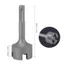 JUNYUE88US Cross Ground Rod Driver, Đầu búa lái xe cọc có độ cứng cao hạng nặng, Thép chống mài mòn Khả năng tương thích rộng Máy khoan Bit Driver Búa điện