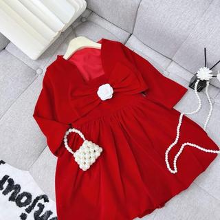 D12-[tomnaukids] Set đầm kèm khoác bé gái diện Noel Tết cực xinh - Size 10-30Kg
