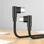 Cáp USB C 90 độ linh hoạt Yoo 60W và 480Mbps Truyền dữ liệu tương thích nhiều thiết bị