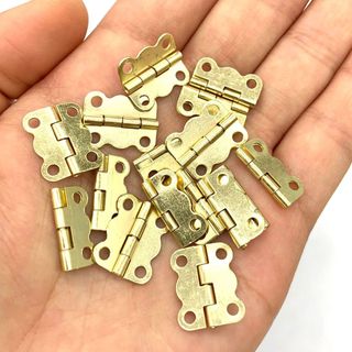 13*16MM Thỏi Nhỏ Ren Bản Lề Hộp Gỗ/Rượu Bướm MPRL