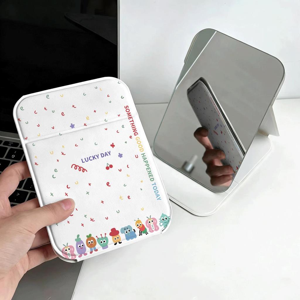 Giấy viết thư chấm màu Gương Trang Điểm Gập Đẹp Hiện Đại, Phong Cách Hàn Quốc