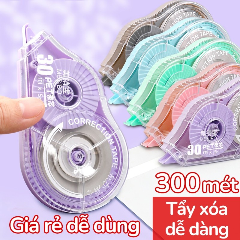 Bút Xóa Kéo Dụng Cụ Học Tập Tiêu Chuẩn, Tẩy Mực Mượt, 1 Hộp 5 Chiếc Cho Học Sinh