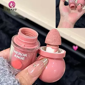 Springevenstar HERORANGE Liquid Blush Sti với đầu bọt biển môi và má, chống thấm nước và lâu trôi Thích hợp cho mọi loại da Quà tặng sinh nhật Springevenstar