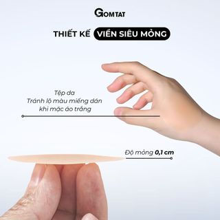 [DEAL MỞ BÁN] Combo 2 cặp miếng dán ti nam Silicone chống lộ núm GOMTAT, miếng dán ti tàng hình keo siêu dính - SA-118
