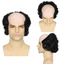 DELMER Ông Già Đầu Hói Tóc Giả, Anime Thẳng Xoăn Cạo Monk Cosplay Tóc Giả, Tiệc Lạ Mắt Tổng Hợp Ăn Mặc Tự Nhiên Halloween Tóc Giả Trang Phục Đảng