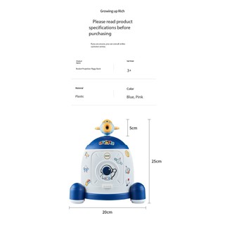 Hàng sẵn có Phong cách mới Bazooka Piggy Bank tự làm Trẻ em Nhựa chống sốc Phim hoạt hình heo đất Đồ trang trí Quà tặng logo có thể in Quà tặng ngày trẻ em cao cấp