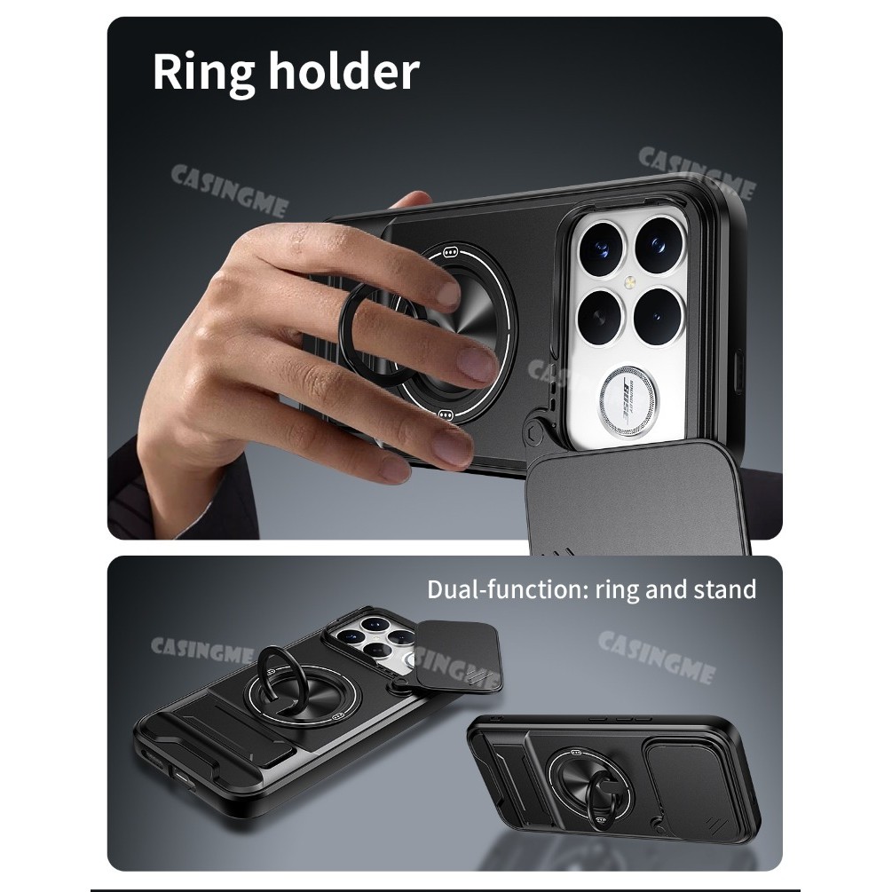 POCO F8 Ultra 2026 Armor Holder Vỏ điện thoại từ tính cho POCO F8 F6 F7 F5 F4 X8 Ultra Pro Max 4G 5G Giá đỡ bảo vệ sạc không dây Vỏ chống sốc