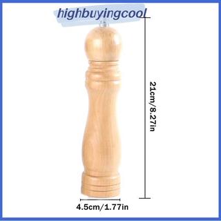 Máy Xay Tiêu Gỗ HCVN, Máy Xay Tiêu Có Thể Điều Chỉnh Độ Thô 6 / 8 / 10 Inch Gỗ Peppermill, Cơ Chế Mài Gốm Sứ Máy Xay Muối HOT