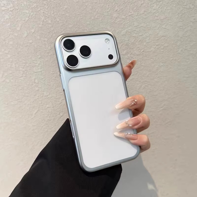 Slim Matte Acrylic Clear PC Mạ Ốp Lưng Cho Samsung Galaxy S26 S25 Ultra S24 S23 FE Plus 5G Trong Suốt Siêu Mỏng