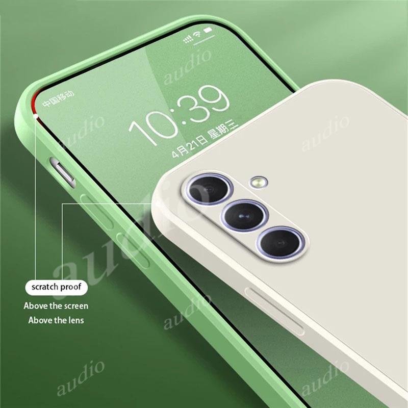 Ốp Lưng Silicon Lỏng Vuông Chính Hãng Samsung A57 5G Cho Samsung Galaxy A57 A37 A27 A17 A07 GalaxyA57 5G 4G Ốp lưng TPU Silicon Chống Sốc Cho SamsungA57 SamsungA37 5G