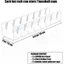 GILL Acrylic Mũ Tổ Chức, Acrylic Không Lắp Đặt Mũ Bóng Chày, Chất Lượng Tiết Kiệm Không Gian Mũ Tổ Chức Đứng Mũ Bóng Chày
