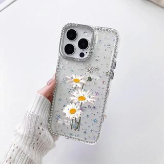 Daisies Glow 16 plus vỏ điện thoại iPhone14 vỏ kim cương sao 13/11 Pro