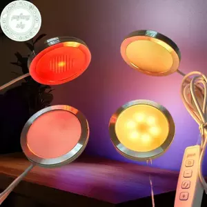 PUSKY USB tròn Wltra-m hợp kim nhôm mỏng 5V Phụ kiện máy in 3D Phụ kiện đèn Led Phụ kiện DIY Model Trắng ấm / Đa năng VN