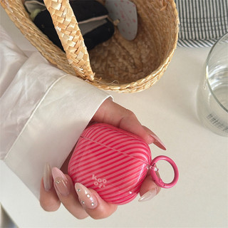 Sọc nâu + dây da cho Airpods4 Airpod 1 / 2 3 Pro Pro2 pro3