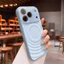 Ốp điện thoại từ tính cửa sổ lớn màu cho IPhone 17 Pro Max 15 16 pro max Vỏ bảo vệ điện thoại màu chống rơi Vỏ silicon mềm Ốp lưng trong suốt