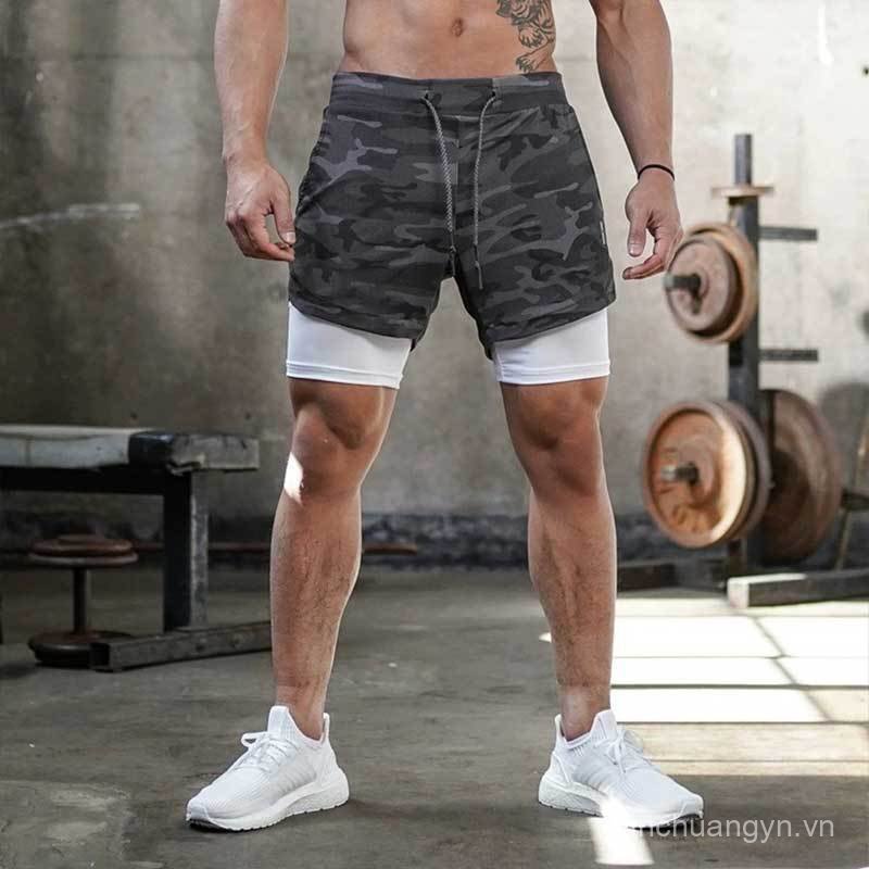 Quần Short Chạy Bộ Nam Mùa Hè - Thoáng Khí, Nhanh Khô, Co Dãn
