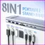 Laptop Docking Station Đứng 8 Trong 1 USB C Hub Máy Tính Nâng 5Gbps Truyền Dữ Liệu Có Thể Gập Lại Laptop Đứng Với USB lyuvn
