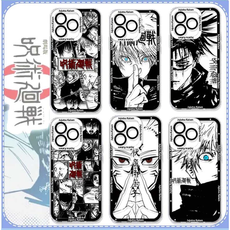 Ốp Lưng Nhân Vật Anime Jujutsu Kaisen Cho Samsung Galaxy A02 A21S A11 A13 A10 A10S A31 A71 A55 A51 A30 A20 A24 Vỏ Mềm Trong Suốt