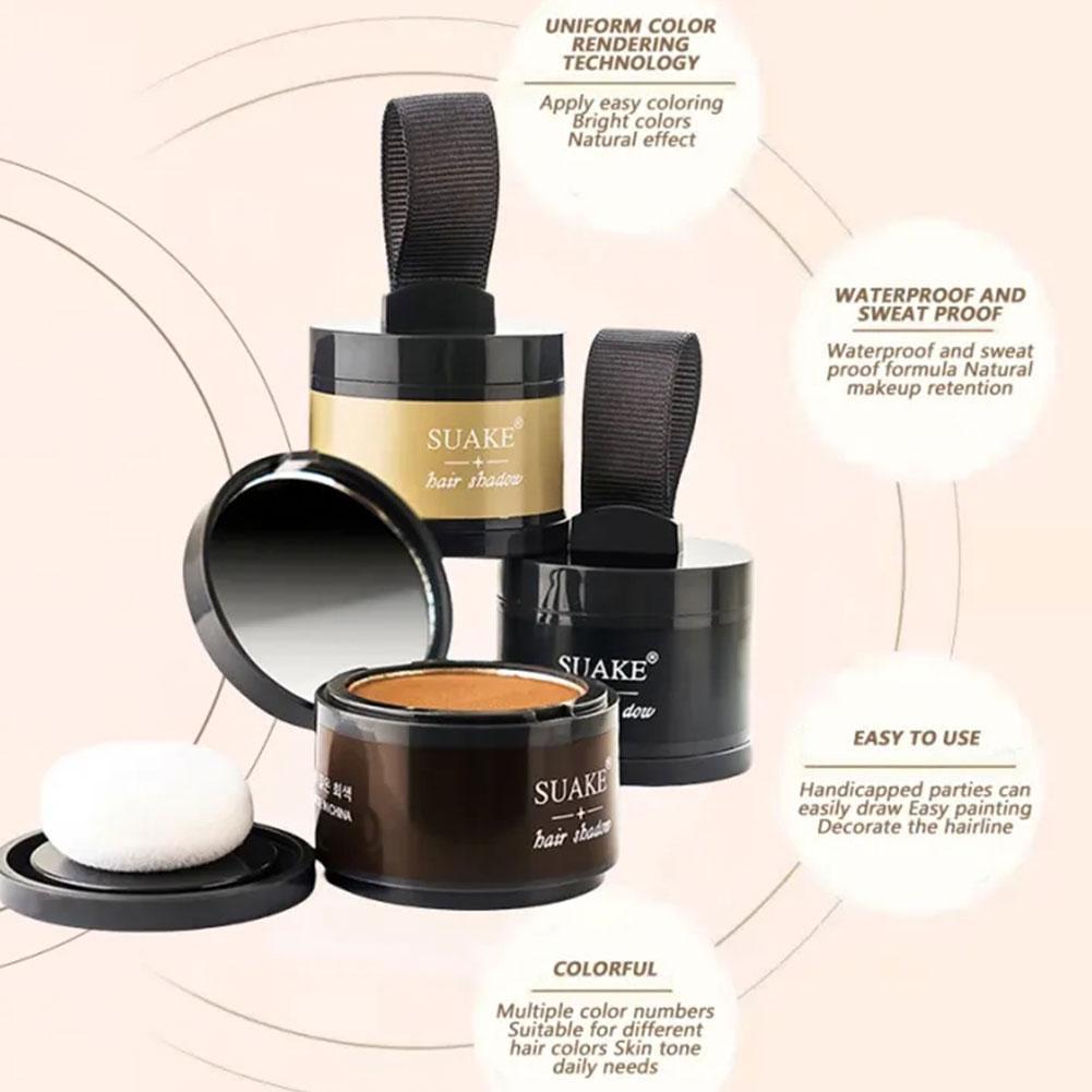 Hairline Shadow Powder Forehead Che Khuyết Điểm Bột Trắng Sửa Chữa Tóc Chống Thấm Nước Hói T4w4