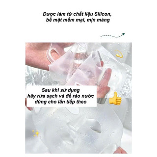 Vỏ Mặt Nạ Silicon 3D Đeo Tai Ngăn Bay Hơi Và Cố Định Khi Đắp Mặt Nạ - HICKIES