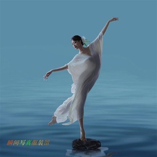 Studio Ảnh Cổ Điển Phong Cách Hy Lạp và Sanya, Đầm Trắng Nhẹ Nhàng cho kỳ Nghỉ Biển