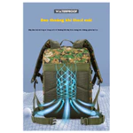 🏕️ Ba Lô Chiến Thuật Màu Dịp 50L Vải Oxford | Kháng Mài Chống Thấm, Nhiều Ngăn Chia Lưu, Dùng 3 Dạng (Đôi Vai/Đơn Vai/Chịu Tay), Dành Cho Leo Núi, Cắm Trại & Lênh Lạc — ảnh 7