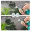 Bình xịt tưới cây 2 chế độ phun dáng bầu rãnh dọc trong suốt 500ml