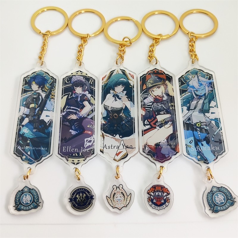Anime Acrylic Keychain Zenless Zone Zero Cute Yixuan Vivian Hoshimi Miyabi Jane Doe Banshee Perfect Gift