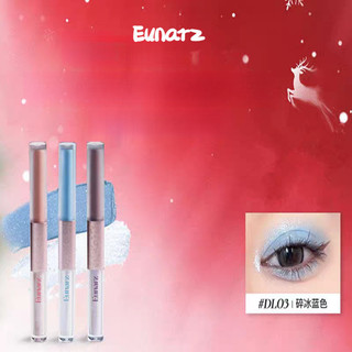 Eunarz Double Head Liquid Eye Shadow Tấm Siêu Sáng Bóng Màu Liên Tục Trang Điểm Hàng Ngày Hai Trong Một Di Động Đa Năng Dạng Lỏng Phấn Mắt Trang Điểm Mắt