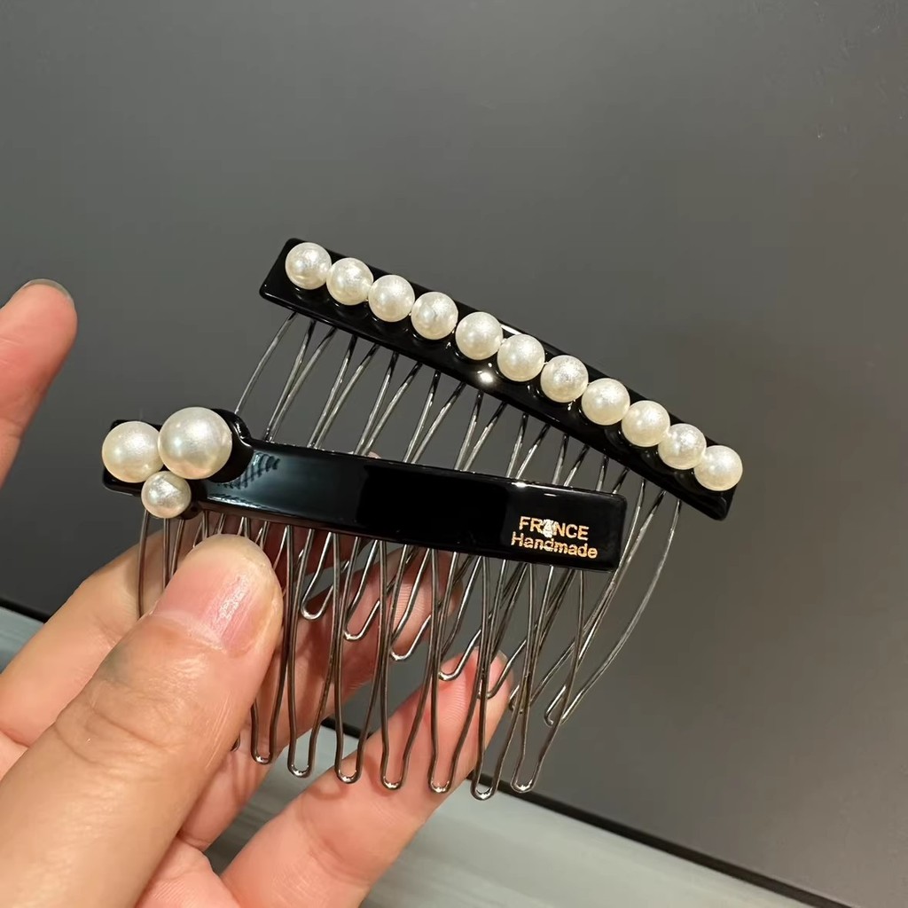 Lược Tóc Ngọc Trai Hàn Quốc Kẹp Tóc Nữ