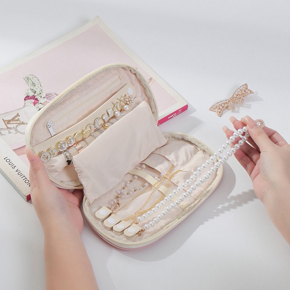 Sắp xếp trang sức CHEESELY, Bông tai dây kéo Vòng cổ lưu trữ Túi lưu trữ trang sức, Chức năng hiển thị di động Trang sức Tổ chức du lịch