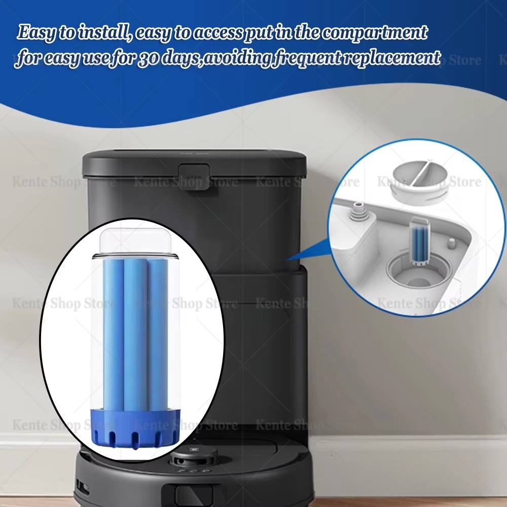 Máy hút bụi Robot làm sạch sàn rắn cho Ecovacs DEEBOT N30 OMNI / N30 PRO OMNI Chất tẩy rửa rắn màu xanh OMNI
