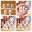 Yoo Flocking Doll Bảng điều khiển ô tô Bảng điều khiển trung tâm Vị trí máy tính để bàn Hình trang trí