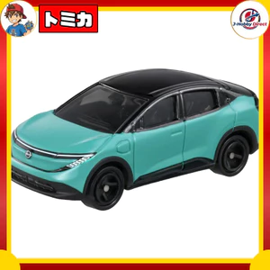 TAKARA TOMY Tomica No. 21 Nissan Leaf Miniature Car Toy, suitable for ages 3 and up.