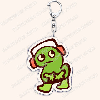 Cute Game BFDI BFB Keychains for Accessories Bag Bfdi Teardrop Sketchpad Two Four X Key Chain Ring Gifts Gamer Frie