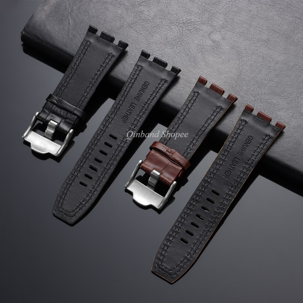 Dây đeo đồng hồ bằng da 28mm cho AP Audemars Royal Oak Offshore Da thật Da bò Dây đeo đồng hồ thay thế cho nam nữ