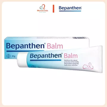 Kem chống hăm Bepanthen Balm cho bé sơ sinh 30g, kem hăm trẻ em dưỡng da cấp ẩm an toàn - Monnie Kids