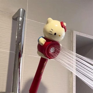 Đầu vòi hoa sen Kitty hoạt hình dễ thương - Vòi phun phòng tắm tiết kiệm nước áp lực cao cầm tay